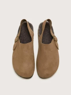 BOSABO Taupe Suède Klompen