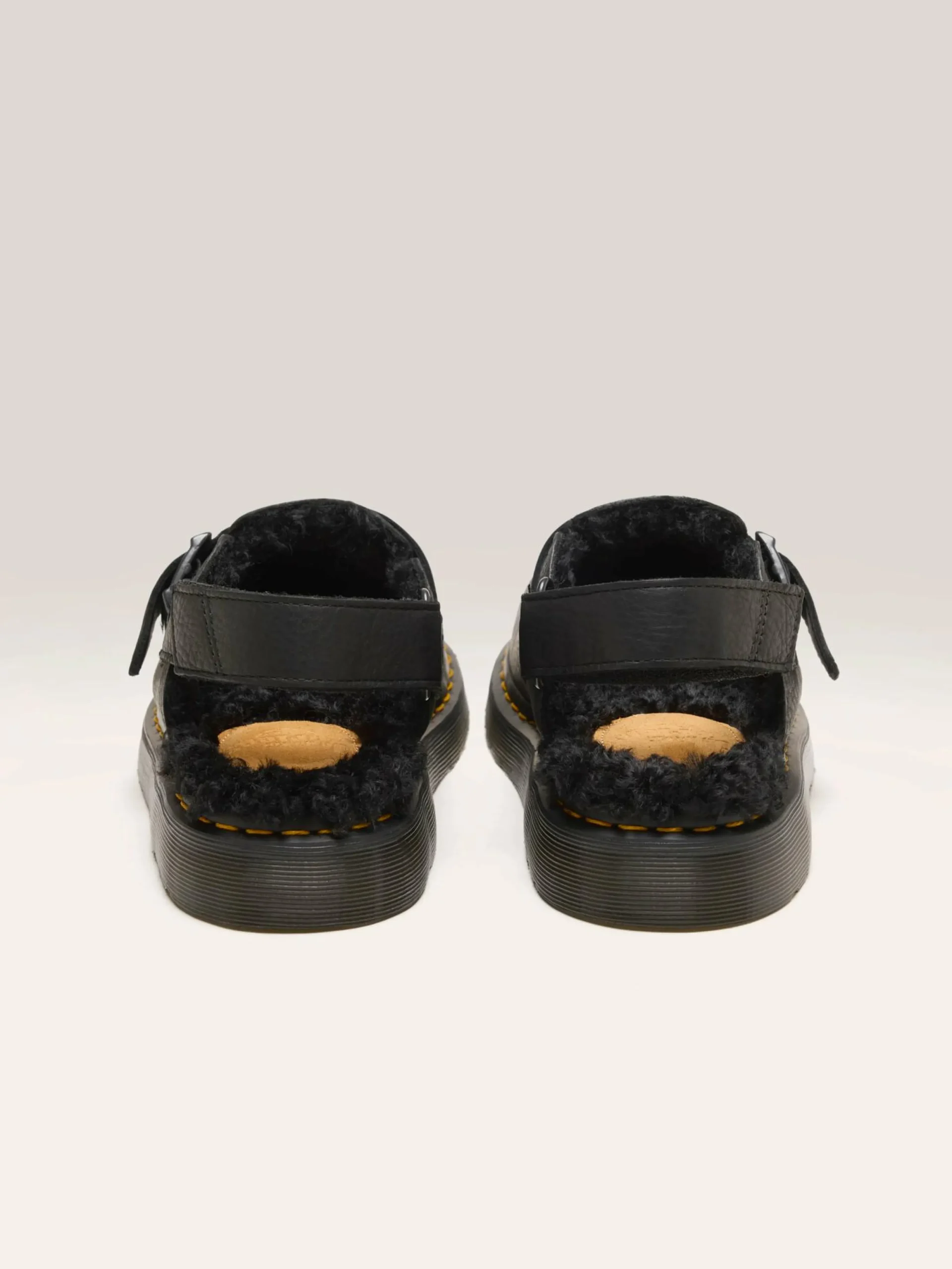 DR. MARTENS Jorge II Muiltjes Met Imitatiebont Voering Voor Vrouwen