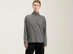 SARAHWEAR Foggy Gestreepte Coltrui T-shirt