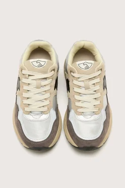 STEPNEY WORKERS CLUB Amiel S-Strike Suede Mix Voor Vrouwen