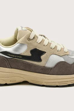 STEPNEY WORKERS CLUB Amiel S-Strike Suede Mix Voor Vrouwen