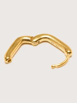 TEN Oblong Gold Oorbellen